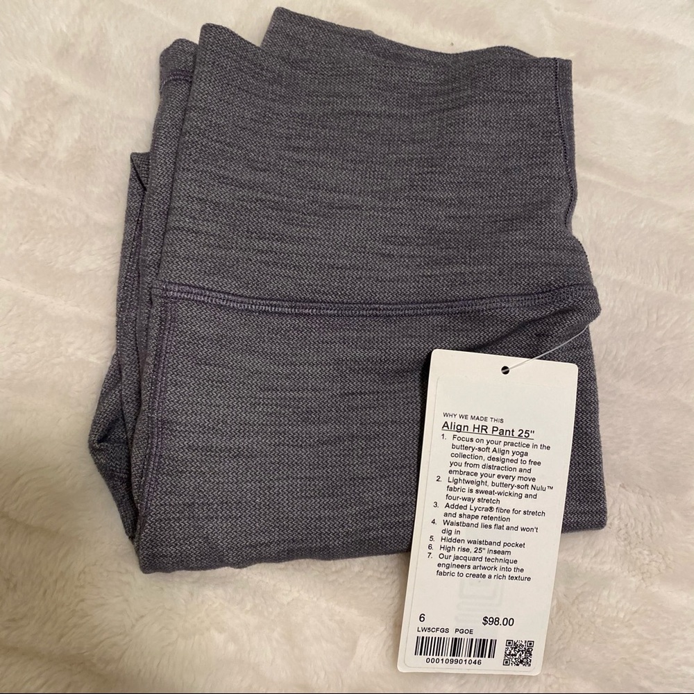 NWT Lululemon Align 25”